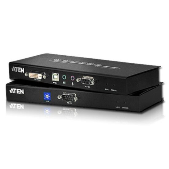USB DVI CAT5e KVM Extender 1024x768 60m 1920x1200-preview.jpg